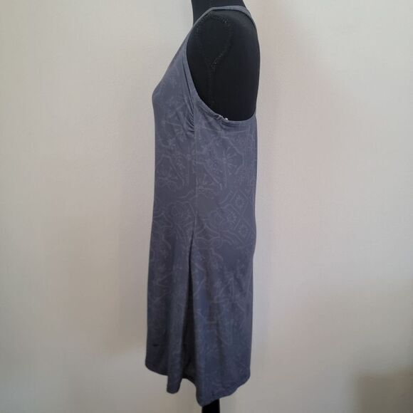 Prana Gray Dress Sz Medium Athletic Gorp Granola Shelf‎ Bra Racerback Round Neck - Picture 4 of 12